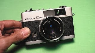 コニカC35E&Lの使い方 KONICA C35 E&L How to use 1970s visual distance estimation camera