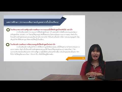 นำเสนอโครงงานการศึกษาการนำหลักสูตรไปใช้ในกลุ่มสาระการเรียนรู้ศิลปะ โรงเรียนเทศบาลบ้านศรีฐาน