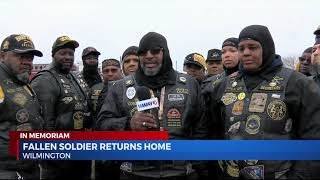 U.S. Army SPC. Antonio Moore returns home to Wilmington