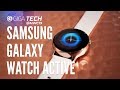 SAMSUNG GALAXY WATCH ACTIVE Hands-on (deutsch): Geht Samsung-Smartwatch auch OHNE Lünette? – GIGA.DE