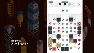 Two Dots Level 8237 Gameplay (no boosters used) ⭐️⭐️⭐️