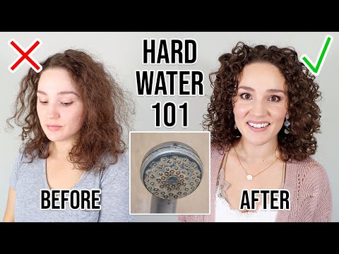 Hard Water 101 - How to Remove Hard Water Buildup on Curly Hair