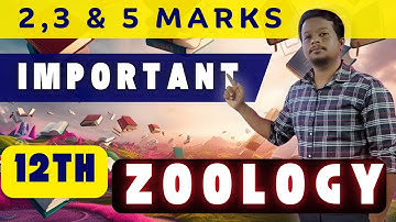 📚 12th Zoology Important 2, 3 & 5 Mark Questions | Public Exam 2025 🎯
