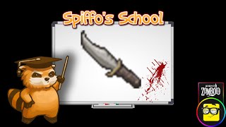 What is RIDICULOUS about using the HUNTING KNIFE? #ProjectZomboid #Zomboid #Spiffo