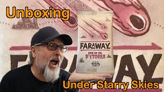Faraway Board Game Expansion Under Starry Skies Sous Un Ciel Detoiles Unboxing Catch Up Games