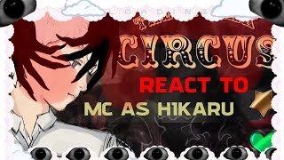 2X!•THE FREAK CIRCUS REACT TO MC AS HIKARU [1-2]•{MONSTER AU!}•WIP!