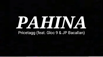 Pahina (Lyrics) - Pricetagg (feat. Gloc 9 & JP Bacallan)