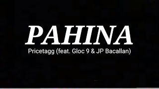 Pahina (Lyrics) - Pricetagg (feat. Gloc 9 & JP Bacallan)