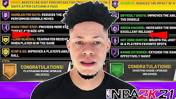 *NEW* NBA 2K21 BADGE GLITCH!AFTER HOTFIX!UNLIMITED BADGE POINTS FAST AND EASY!PS4 XB1