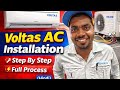 Voltas AC Kaise Install Kare? Full Installation Process | Hindi