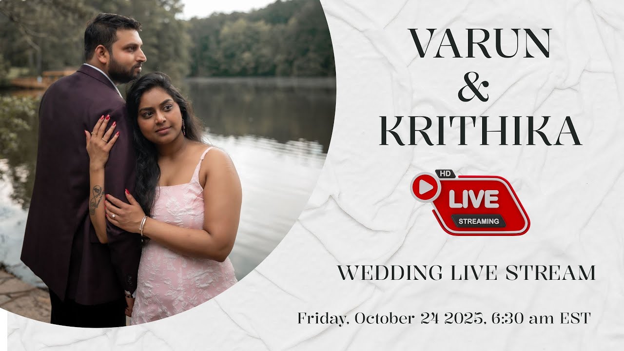 Varun & Krithika : Wedding Live Stream