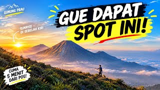 ENJOYING THE SUNRISE ON MOUNT PRAU, TURNS OUT THIS IS THE SPOT