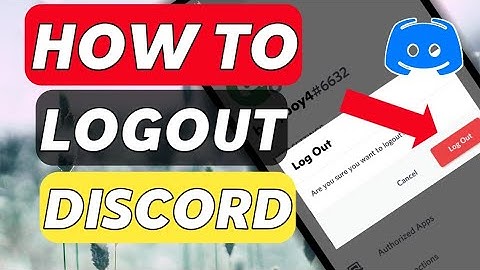 How to logout discord 2024 (new method)