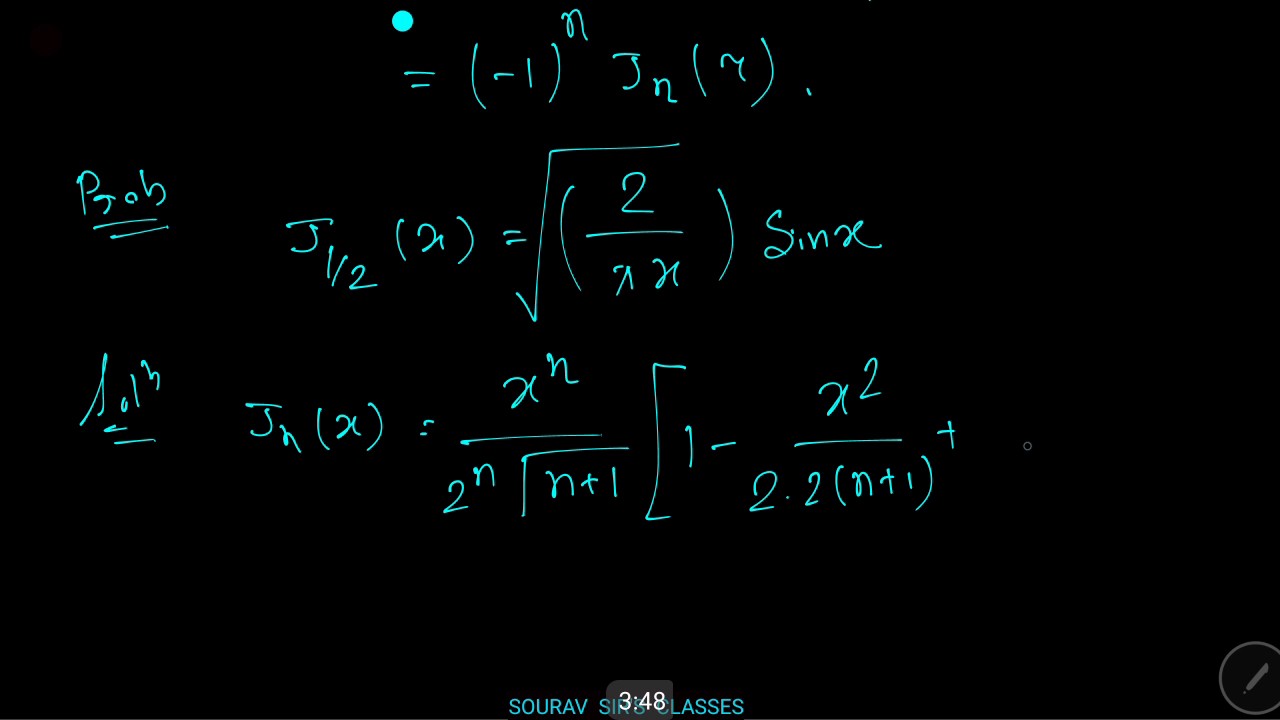 BESSEL FUNCTION 2 MATHEMATICS ISI ,DSE ,JNU ,IGIDR ,CSIR NET ,NPTEL ...