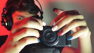 ASMR | Touching, Tapping &amp; Scratching the Camera Lens ( No Talking )