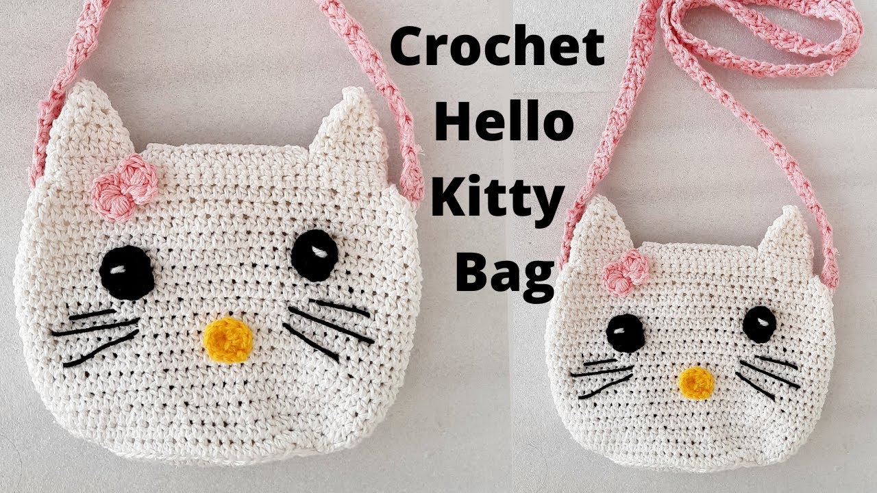 Crochet Cat Bag- Quick Easy Pattern - YouTube