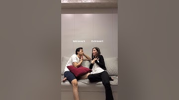 when opposites attract: introvert meets extrovert 💕 #couplegoals #introvertextrovert #love