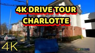 DRIVING THROUGH THE STREETS OF CHARLOTTE (22) ‎@4k DRIVE TOUR  22 04 Uptown Charlotte Street Tour 2022