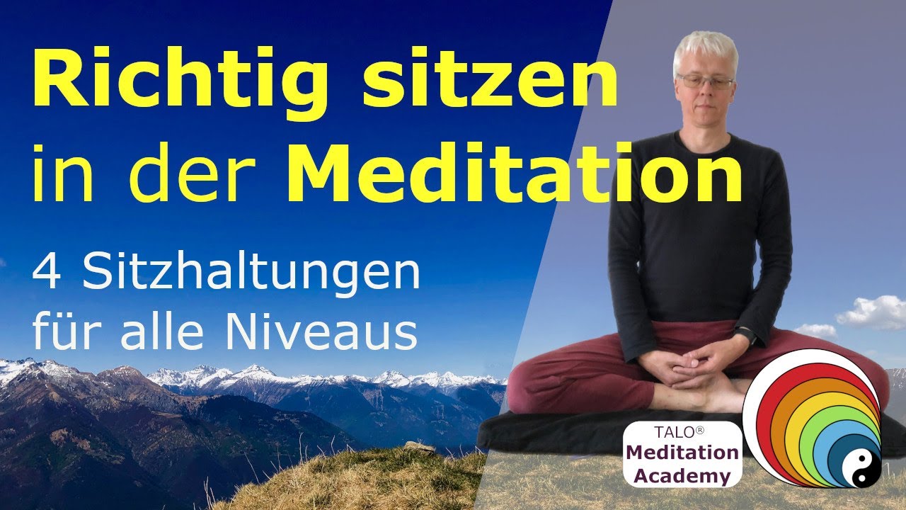 Richtig sitzen in der Meditation