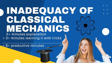 Inadequacy of Classical mechanics |  Tricks to learn | Full Guide | By Twinkle |