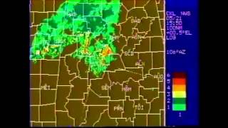 Centreville, AL Radar and NOAA Wx Radio - 5/27/90