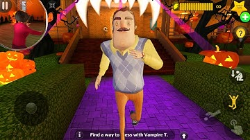 Scary Teacher 3D - New Levels Update New Chapter Miss T and Hello Neighbor Android Gameplay