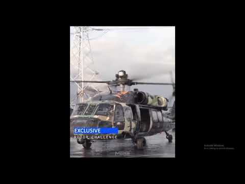 Interstellar Meme - Man attached on top of a Helicopter