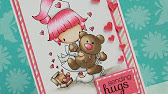 Cute Bear Card Tutorial - YouTube