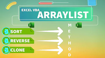 Excel VBA - ArrayList (Sort, Reverse and Clone Methods)