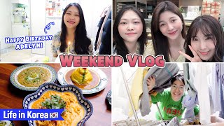 WEEKEND VLOG : ADELYN BIRTHDAY LUNCH, LAUNDRY DAY, WATCHING 2D1N | AMELICANO (ft. Rosakis)