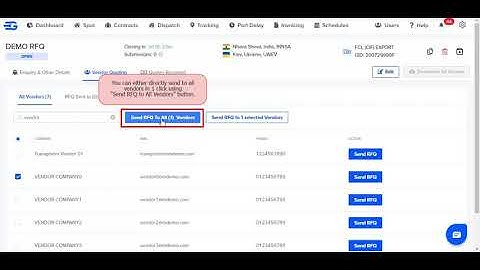 How to send RFQ to vendor | Client