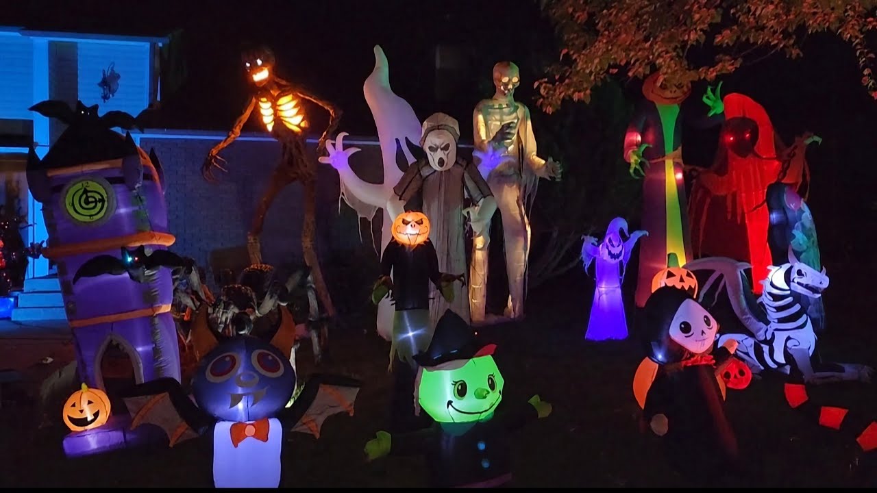 Our New 2022 Halloween Yard Display So Far YouTube