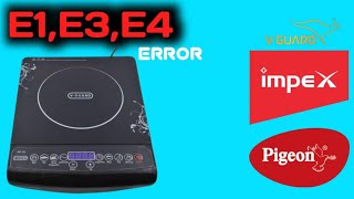 vguard induction cooker E3,E4 error solution | #vguard #E4 Wealth
