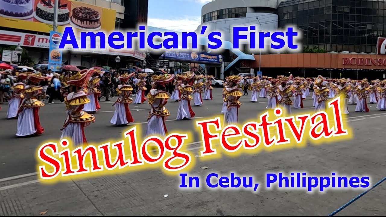 American's first Sinulog Festival in Cebu Philippines