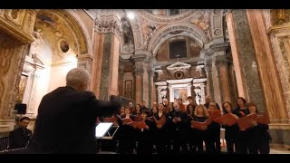 Napoli, il coro della Federico II nel complesso dei santi Marcellino e Festo