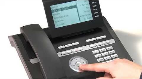 Openstage 40 Kontext Menue verwenden