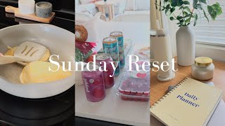 Sunday Reset | Grocery shopping, meal prepping, planning out the week!