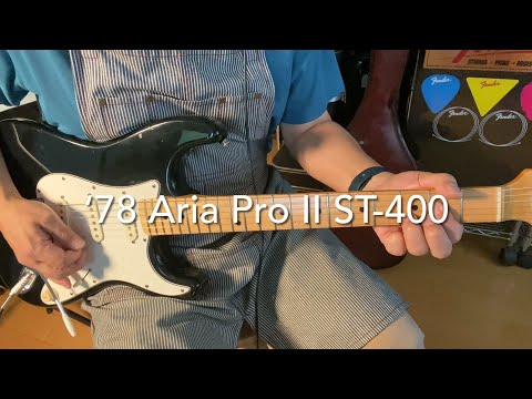 78 Aria Pro II ST-400 Strikin' Sound - YouTube