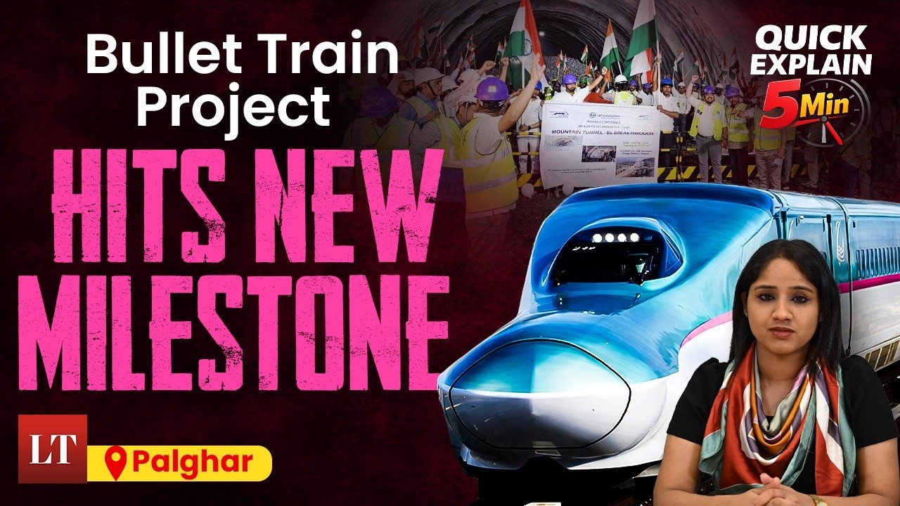Mumbai–Ahmedabad Bullet Train: Second Tunnel Breakthrough in Palghar | Lokmat Times