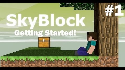 MINECRAFT | Skyblock | Episode 1 | Getting Started