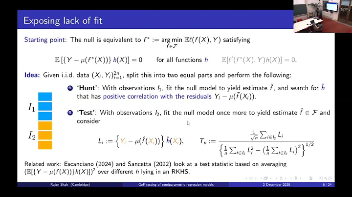 Rajen Shah: Hunt and test for assessing the fit of semiparametric regression models