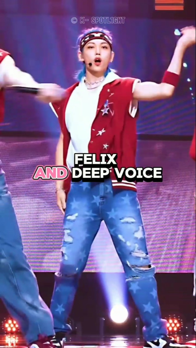 FELIX AND DEEP VOICE? | #felix #skz #straykids #leefelix #stay #shorts #deepvoice #kspotl1ght