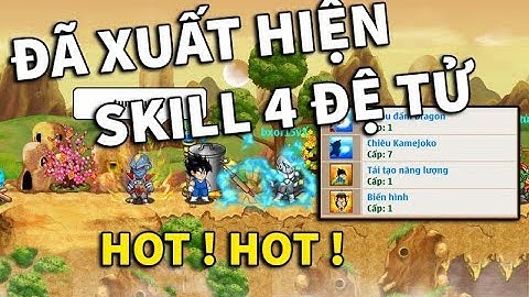 Ngọc Rồng Online - Hot ! Hot ! Admin Đã Mở Skill 4 Đệ Tử Và Mai Mắn Được Skill Biến Khỉ