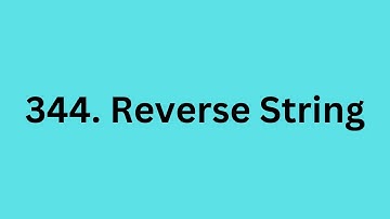 344. Reverse String | LeetCode Using Python
