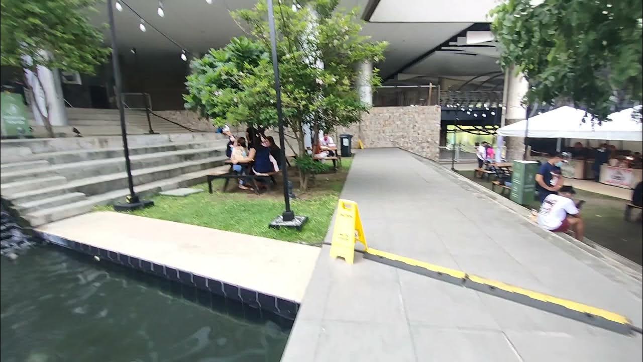 Travel The alfresco dining area at the Water Garden at Festival Mall Alabang YouTube