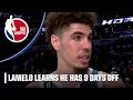 LaMelo Ball Learns How Much Time He Has Off For The All Star Break NBA On ESPN 
