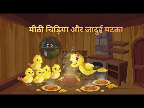 Coco Toonz | मीठी चिड़िया और जादूई मटका | Meethi Chidiya Magic Pot | Moral Cartoon Story