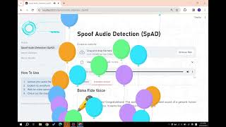 Demonstration of Spoof Audio Detection (SpAD) System