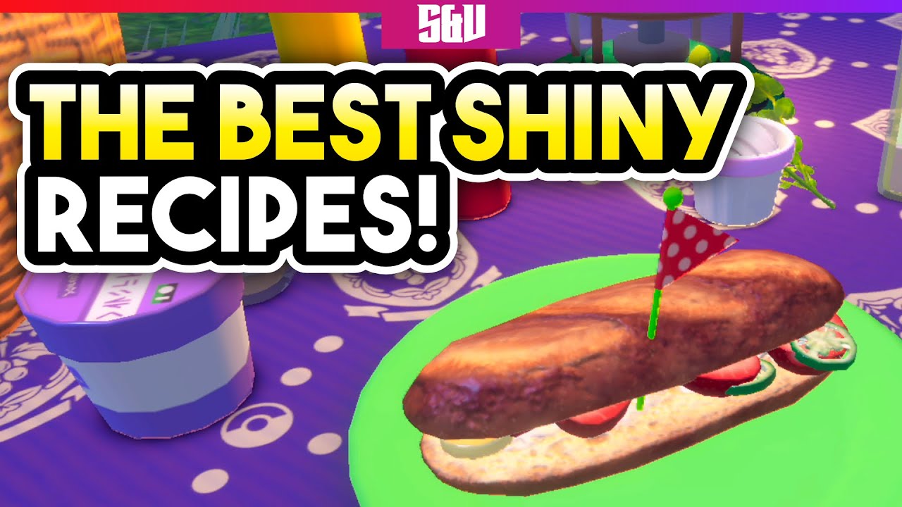 The BEST Shiny Sandwich Recipes in Pokemon Scarlet and Violet! YouTube
