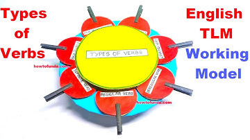 types of verbs English working model for science project exhibition - diy - simple | howtofunda